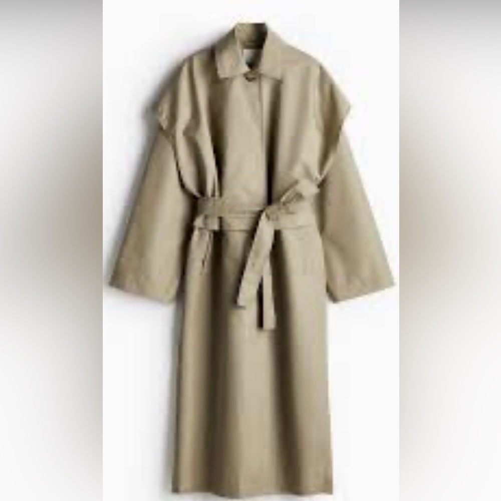 H&M Khaki Women's Trench Coat